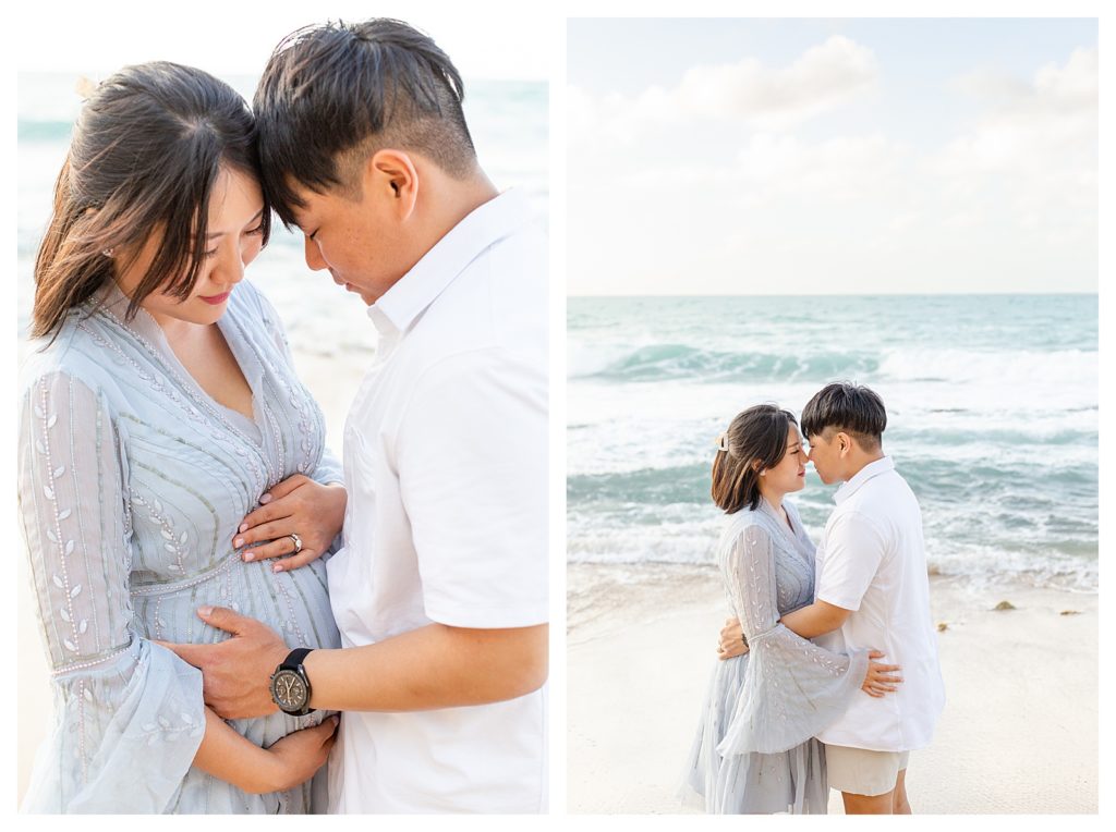 Maternity session at beach
